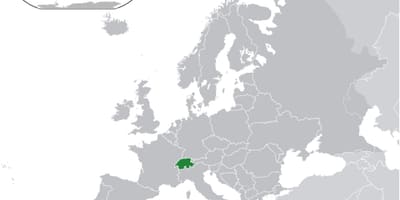 Szwajcaria na mapie świata